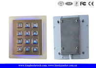 Outdoor Security Backlit Metal Keypad Vandal Resistant Garage Illuminated Numeric Keypad
