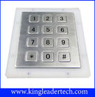 Panel Mount Rugged Metal Numeric Keypad With 12 Short Travel Keys