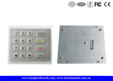 8 Pin SS Industrial Numeric Keypad with Flat Keys and Custom Layout