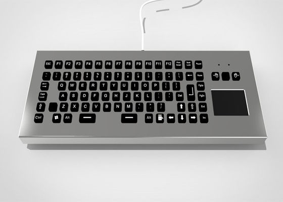 USB PS/2 Rugged Desktop Metal Keyboard With Backlight