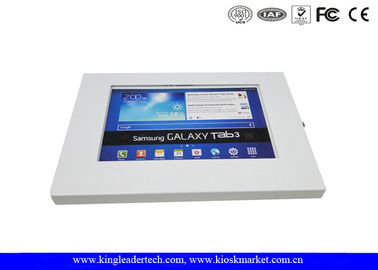 kaufen Weißmetall sichere Ipad-Kiosk-Einschließung für den Galaxie-Vorsprung 10,1 Zoll online manufacture