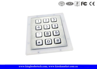kaufen Der Matrix-3×4 Schlüssel-Platten-Berg Metallnumerischen der Tastatur-12 hintergrundbeleuchteter SS online manufacture