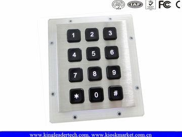 kaufen Schroffe wasserdichte Vandale-sichere Tastatur mit 12 hintergrundbeleuchteten Schlüsseln ideal für dunkle Umwelt online manufacture