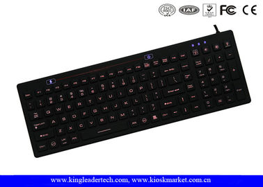 kaufen Von hinten beleuchtete Tastatur des Silikon-IP68 mit Ein/Aus-Schalter Funktionstasten online manufacture