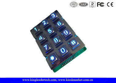 kaufen Vandalen-Beweis Zink-Legierungs-metallische Tastatur mit von hinten beleuchtetem/Pin-Verbindungsstück 9 online manufacture