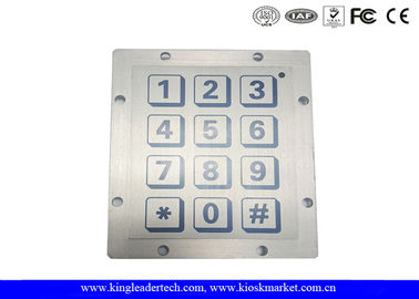 kaufen Schroffes Noten-Metallpiezoelektrischer Tastatur-Platten-Berg mit 12 flacher Matrix der Schlüssel-3x4 online manufacture