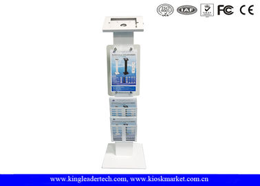 kaufen Verschließbarer Kiosk freistehendes sicheres Ipad mit Logo Panel Leaflet Rack online manufacture