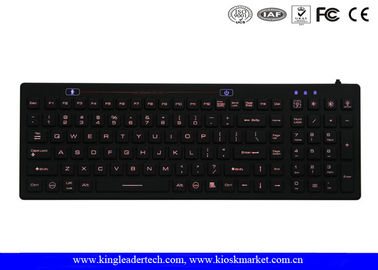 kaufen Von hinten beleuchtete waschbare Tastatur des Silikon-IP68 mit Ein/Aus-Schalter and12 Funktionstasten online manufacture