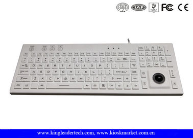 kaufen Von hinten beleuchtete waschbare Tastatur des Silikon-IP68 mit Ein/Aus-Schalter and12 Funktionstasten und Rollkugel online manufacture