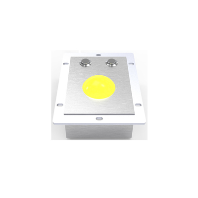 kaufen 50 mm robuste industrielle Trackball-Maus aus Edelstahl, wasserdicht, gelbe Farbe online manufacture