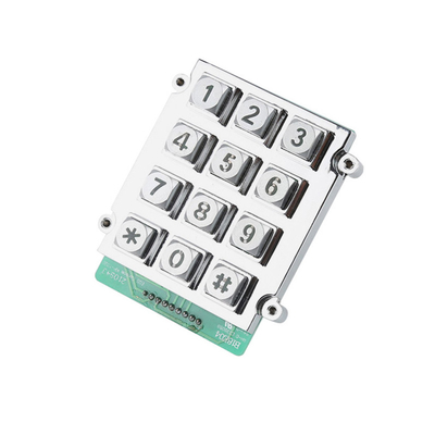 kaufen Vandalensicherer IP65-Ziffernblock mit 12 Tasten und Hintergrundbeleuchtung, Zinklegierungsmatrix für dunkle Umgebungen online manufacture