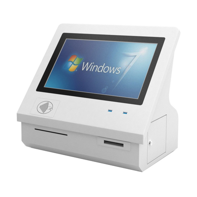 kaufen Elegantes stilvolles und platzsparendes Schreibtischkiosk mit langlebigem Stahlgehäuse, vandalsicheren IR-Touchscreen und TFT-LCD online manufacture