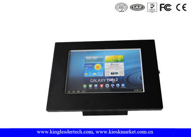 kaufen Tablet-Kiosk-Einschließung Matt Black Ipad Kiosk Stands ungehinderte für Samsung online manufacture