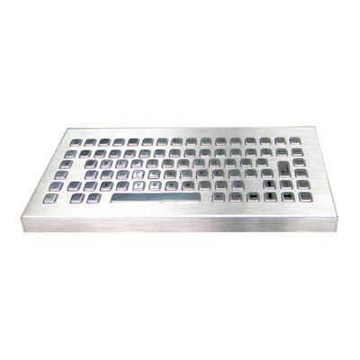 kaufen Industrielle Schreibtisch-Wasserdichte Vandaldichte Edelstahl-Metall-Tastatur mit 12 Funktionstasten online manufacture