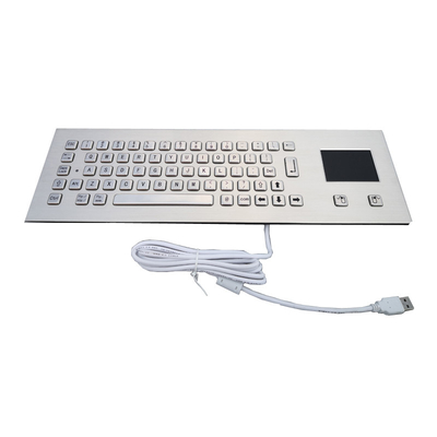 kaufen IP65 Panelmount Wasserdicht Vandaldicht Edelstahl Industriecomputer Tastatur mit Touchpad für raue Umgebung online manufacture