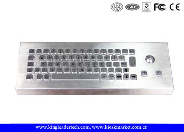 kaufen Staub-Beweis-wasserdichte industrielle Computer-Tastatur mit Edelstahl-Rollkugel online manufacture