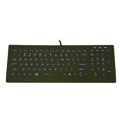 kaufen Waschbare medizinische Industriesilikon-Hintergrundleuchtete Tastatur mit niedrigen Tasten online manufacture