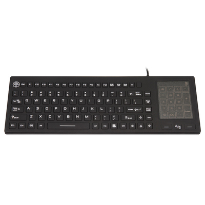 kaufen IP68 Waschbare medizinische Krankenhaus-Tastatur mit 2-in-1-Touchpad und Nummern-Pad online manufacture