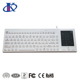 kaufen Wasserdichte von hinten beleuchtete Silikon-Tastatur 2 - in Zahl-Auflage USBs PS/2 der Berührungsflächen--1 Schnittstelle online manufacture
