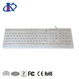 kaufen Waschbare Tastatur des Silikon-IP68 mit oder ohne hintergrundbeleuchtete Schlüssel in der weißen oder schwarzen Farbe online manufacture