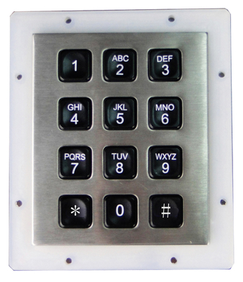 kaufen Schroffe wasserdichte Vandale-sichere Tastatur mit 12 hintergrundbeleuchteten Schlüsseln ideal für dunkle Umwelt online manufacture