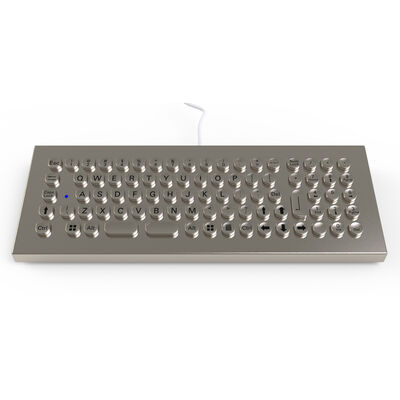 kaufen IP65-IP68 Kompakte kleine Fußabdrücke Edelstahl-Schreibtisch-Tastatur mit numerischen Tastatur und optionale Funktionstasten online manufacture