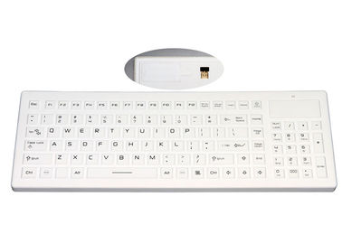 kaufen Logo Customized Waterproof Silicone Keyboard mit drahtlosem USB-Empfänger und Zahl-Auflage online manufacture