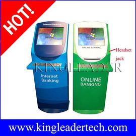 kaufen On-line-Bankwesen-Touch Screen kundenspezifischer Kioskentwurf mit A4 Drucker, Metalltastatur online manufacture