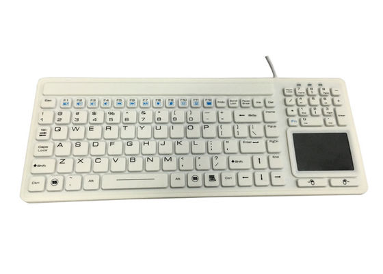 kaufen Schlüssel-wasserdichte Silikon-Tastatur 100mA EMC-Emissions-107 mit Mäuseberührungsfläche online manufacture