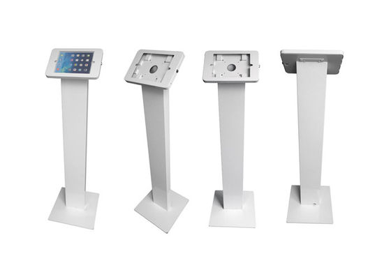 kaufen Kiosk-Stand Logo Printings VESA Holes IPad pulverisieren überzogene IPAD-Kiosk-Einschließung online manufacture