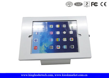 kaufen An der Wand befestigte Ipad-Kiosk-Tischplatteneinschließung mit diebstahlsicherem Verschluss im Weiß online manufacture