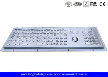 kaufen Schroffes Metallindustrielle Tastatur mit Funktionstasten-und Zahl-Tastatur der Rollkugel-103 online manufacture