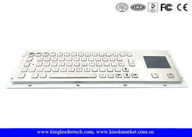kaufen Gebürstete Edelstahl-industrielle Tastatur mit Berührungsfläche IP65 mit 64 Schlüsseln online manufacture