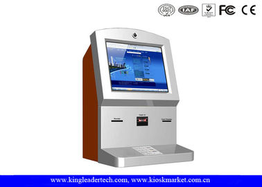 kaufen Kundengebundener stilvoller Wallmount-Kiosk mit Kamera, thermischer Empfangs-Drucker, Bargeld-Akzeptant online manufacture