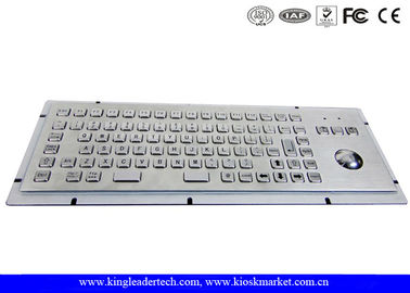 kaufen Gebürstete Metallkiosk-Edelstahl-Platten-Berg-Tastatur mit optischer Rollkugel und F-Nschlüsseln online manufacture