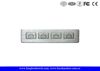 kaufen Industrieller numerische Tastatur-Staub-Beweis des Metallip65 mit 4 kurzen Reise-Metallschlüsseln online manufacture