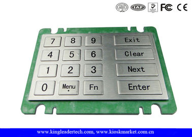 kaufen Ruggedized Vandale-Beständiges Metallnumerische Tastatur mit 16 großen Metallschlüsseln für Verkaufäutomaten online manufacture