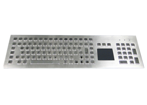 kaufen Front Side Mounted Rugged Industrial-Metalltastatur mit Trackpad online manufacture