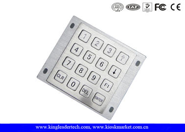 kaufen Die 16 flache Schlüssel-bürstete industrieller numerische Tastatur-Rückseiten-Berg Metall der Matrix-4x4 online manufacture