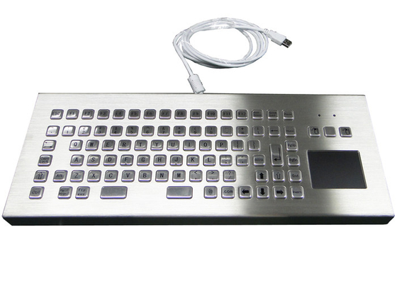 kaufen Schroffe industrielle Tastatur des PC-PS/2 mit Maus Trackpad online manufacture