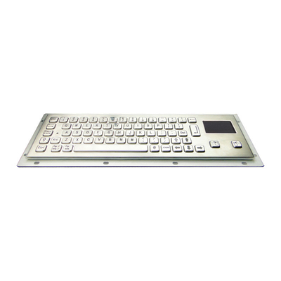 Robuste kompakte IP65 wasserdichte vandalfeste Edelstahl industrielle Militärkiosk Tastatur mit Touchpad