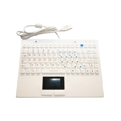 IP68 FCC CE RoHS-zertifizierte USB-Silicone-Gummi-Tastatur mit Touchpad für medizinische oder raue Umgebung