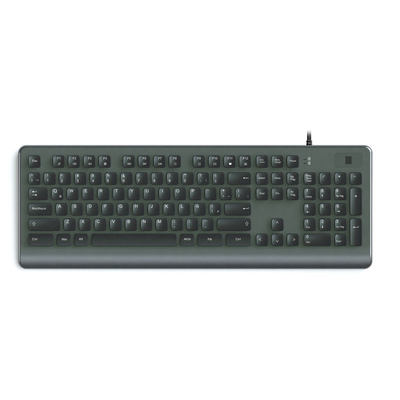 USB-Tastatur mit Fingerabdruckleser Funktionstasten Multimedia-Tasten und Numerische Tasten