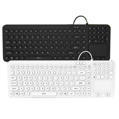 IP68 Waschbare militärische medizinische industrielle Hintergrundbeleuchtung Tastatur mit Funktionstasten, Numerica Tastatur und Touchpad